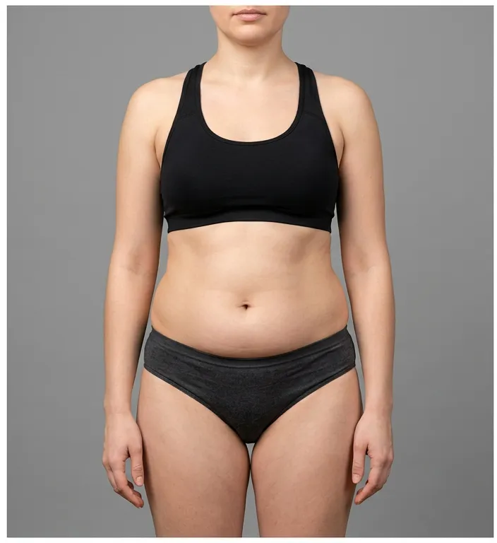 Bauch vorher